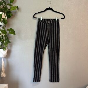 Brandy Melville Dark Striped Trousers